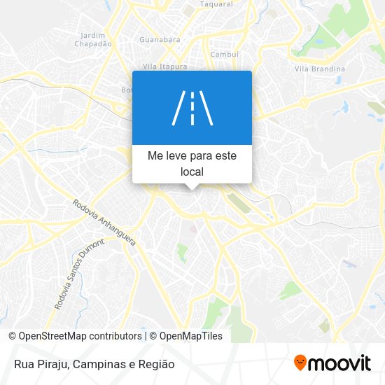 Rua Piraju mapa