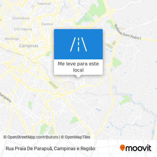 Rua Praia De Parapuã mapa