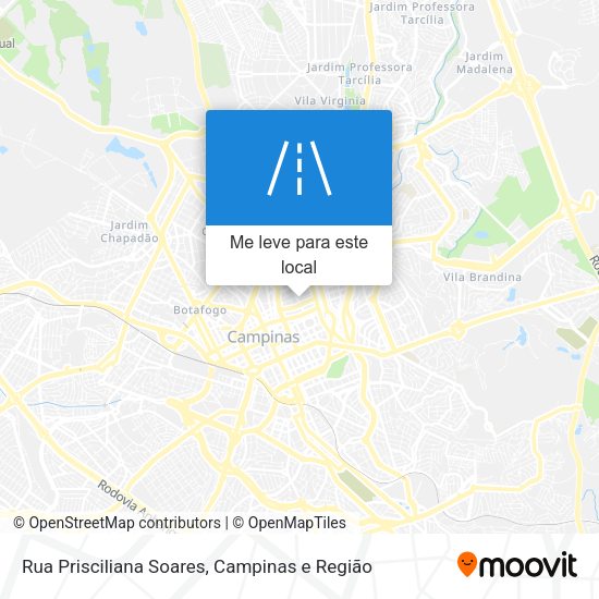 Rua Prisciliana Soares mapa