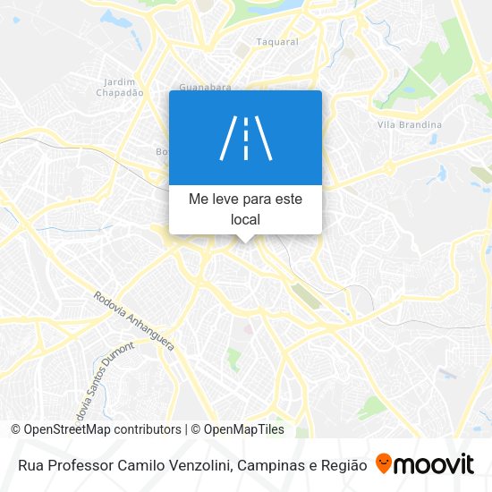 Rua Professor Camilo Venzolini mapa