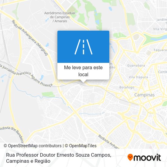 Rua Professor Doutor Ernesto Souza Campos mapa