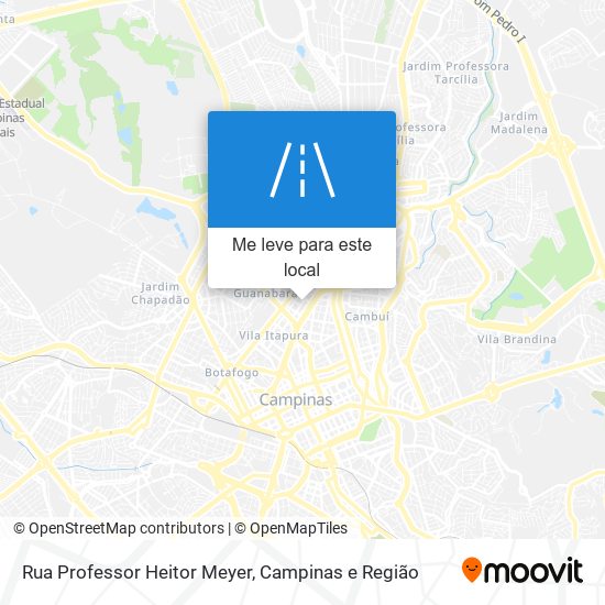 Rua Professor Heitor Meyer mapa