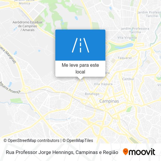Rua Professor Jorge Hennings mapa