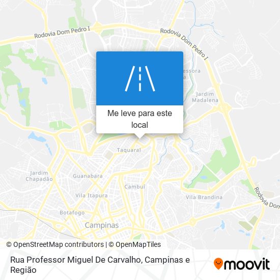 Rua Professor Miguel De Carvalho mapa