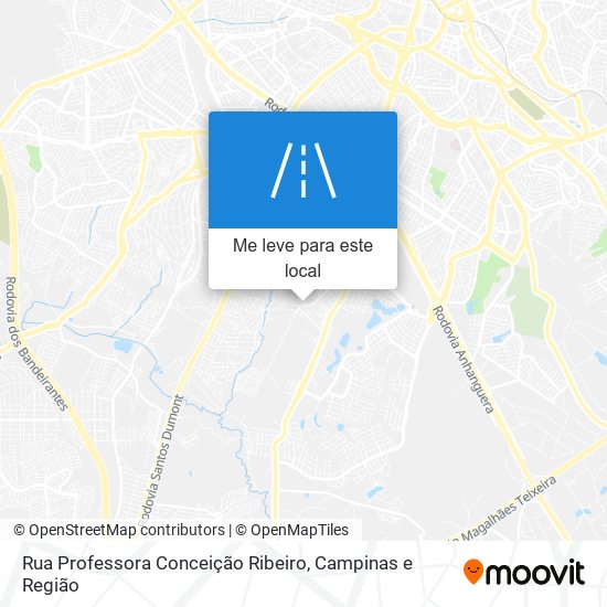 Rua Professora Conceição Ribeiro mapa