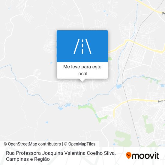 Rua Professora Joaquina Valentina Coelho Silva mapa