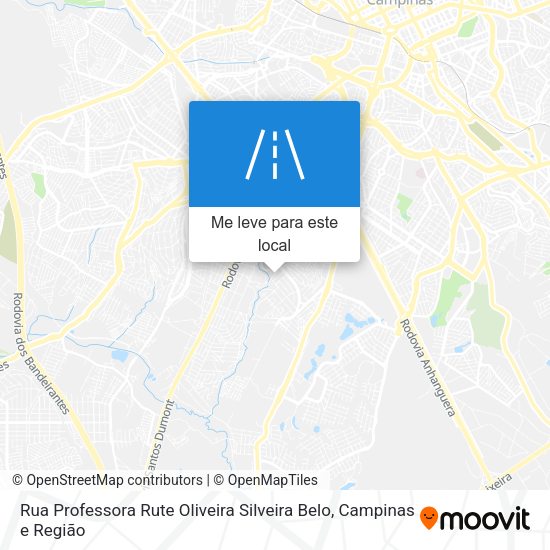 Rua Professora Rute Oliveira Silveira Belo mapa