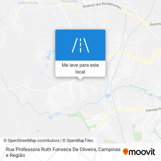 Rua Professora Ruth Fonseca De Oliveira mapa