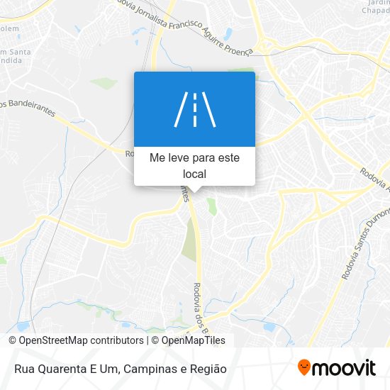 Rua Quarenta E Um mapa
