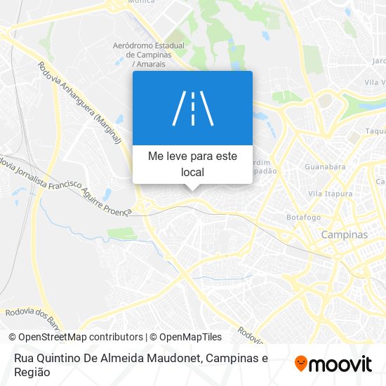 Rua Quintino De Almeida Maudonet mapa