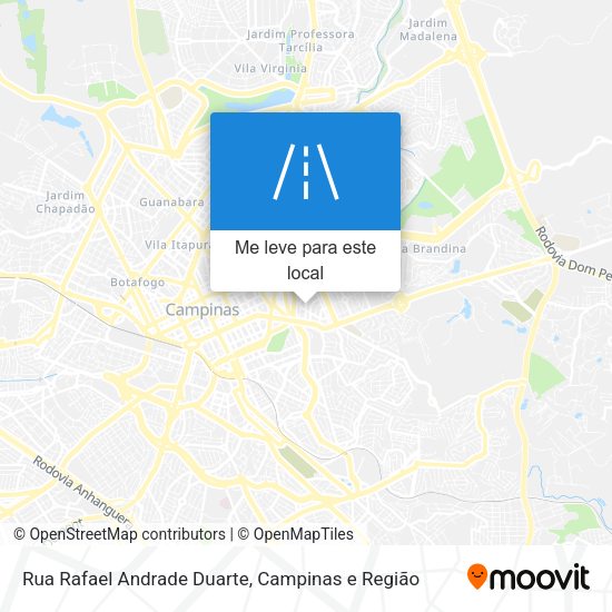 Rua Rafael Andrade Duarte mapa
