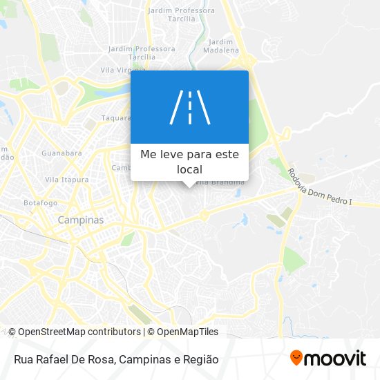 Rua Rafael De Rosa mapa