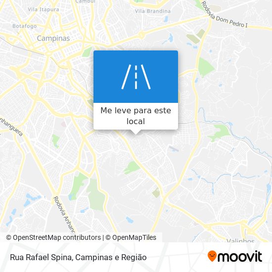 Rua Rafael Spina mapa