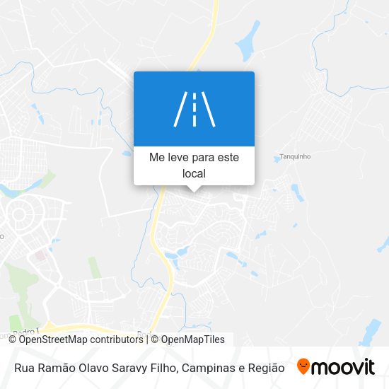 Rua Ramão Olavo Saravy Filho mapa