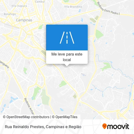 Rua Reinaldo Prestes mapa