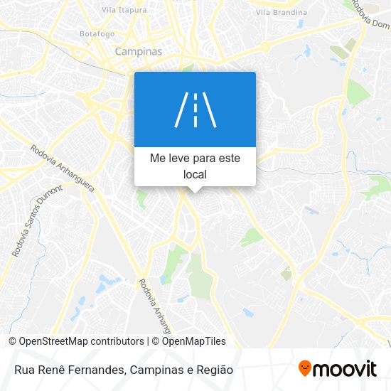 Rua Renê Fernandes mapa