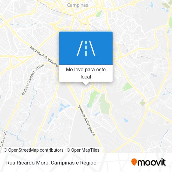 Rua Ricardo Moro mapa