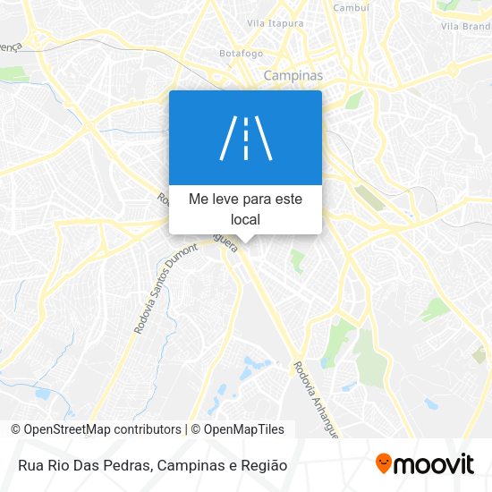 Rua Rio Das Pedras mapa
