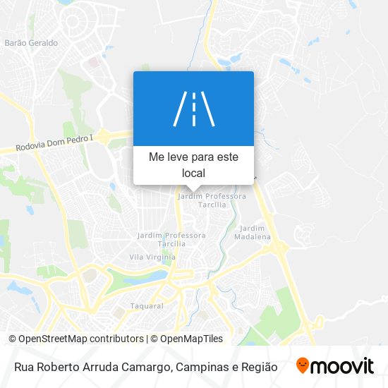 Rua Roberto Arruda Camargo mapa