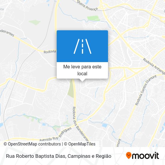 Rua Roberto Baptista Dias mapa