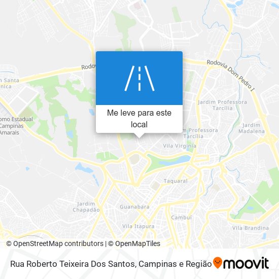 Rua Roberto Teixeira Dos Santos mapa