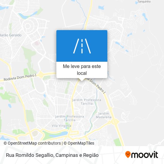 Rua Romildo Segallio mapa