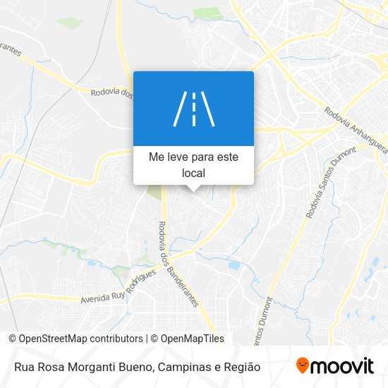 Rua Rosa Morganti Bueno mapa