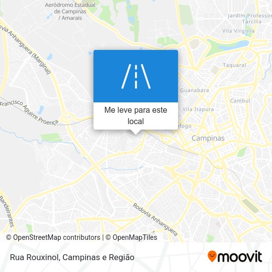 Rua Rouxinol mapa