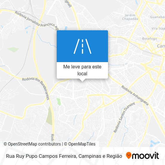 Rua Ruy Pupo Campos Ferreira mapa