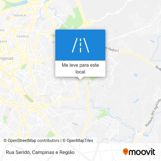 Rua Seridó mapa