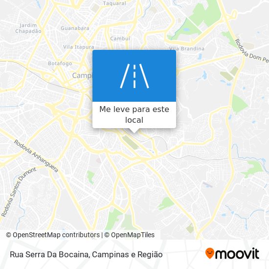 Rua Serra Da Bocaina mapa