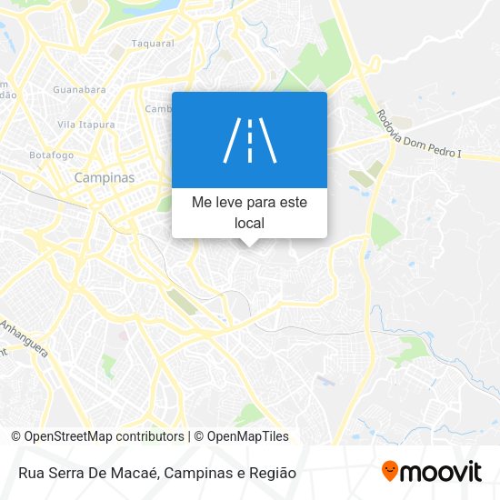 Rua Serra De Macaé mapa