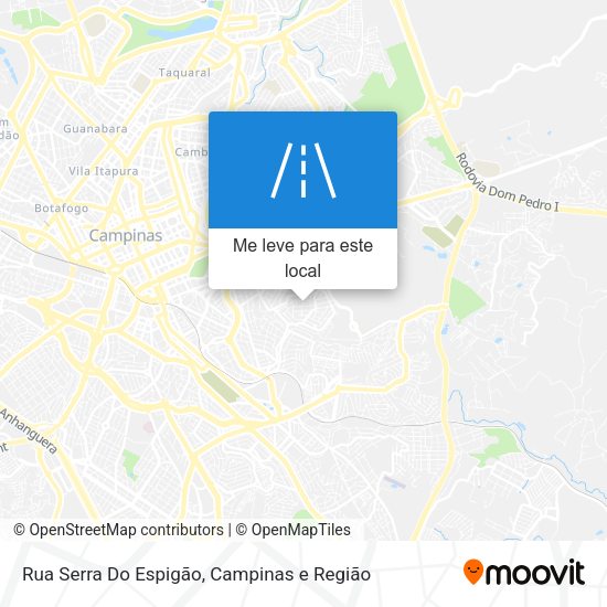 Rua Serra Do Espigão mapa