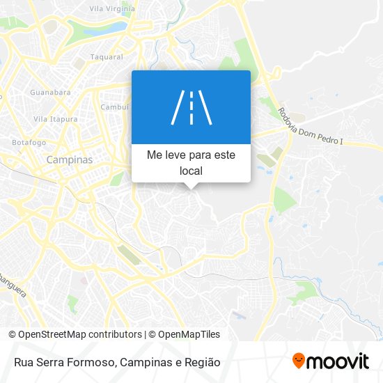 Rua Serra Formoso mapa