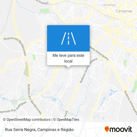 Rua Serra Negra mapa
