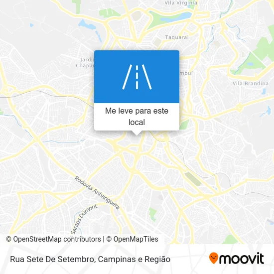 Rua Sete De Setembro mapa