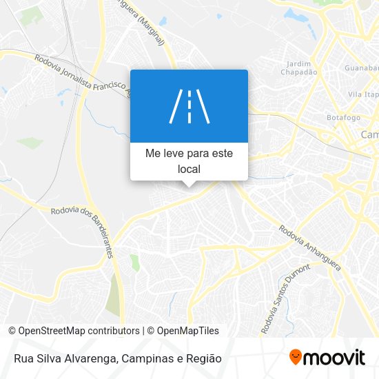 Rua Silva Alvarenga mapa