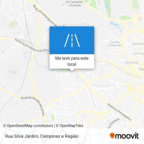 Rua Silva Jardim mapa