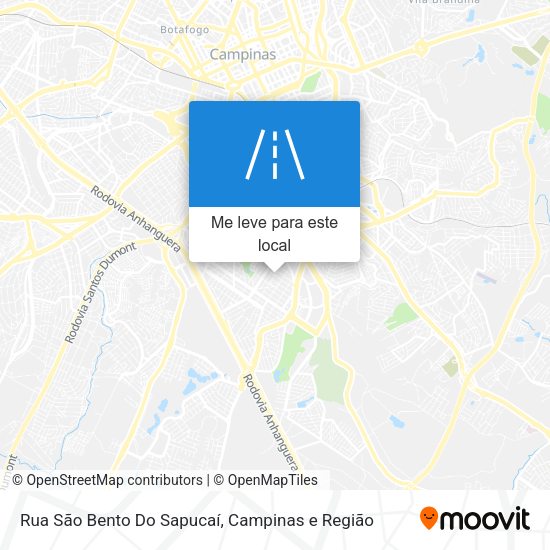Rua São Bento Do Sapucaí mapa
