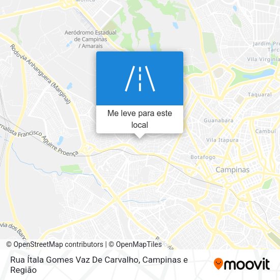 Rua Ítala Gomes Vaz De Carvalho mapa