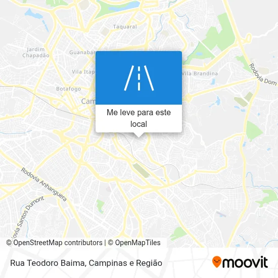 Rua Teodoro Baima mapa