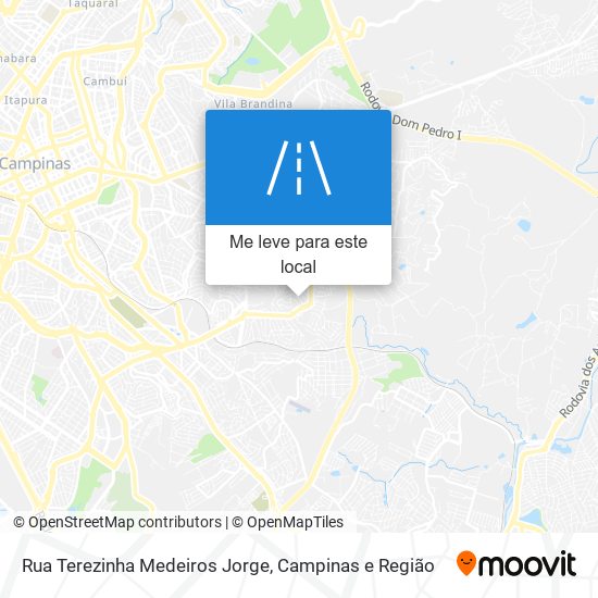 Rua Terezinha Medeiros Jorge mapa