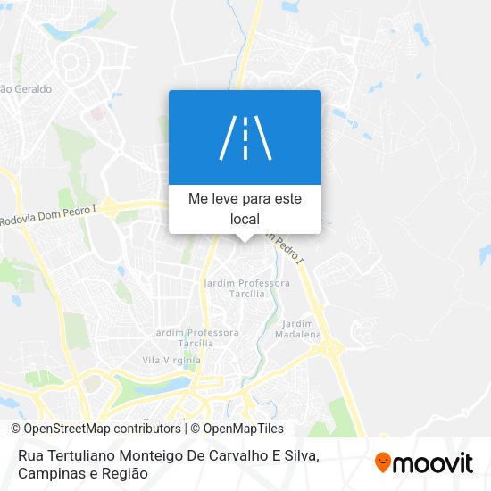 Rua Tertuliano Monteigo De Carvalho E Silva mapa