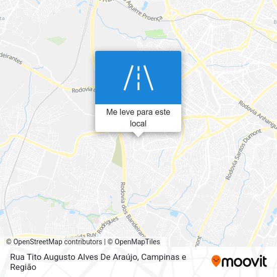 Rua Tito Augusto Alves De Araújo mapa