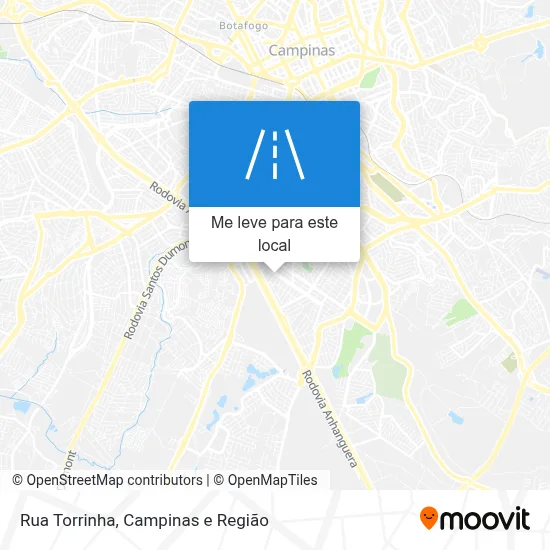 Rua Torrinha mapa