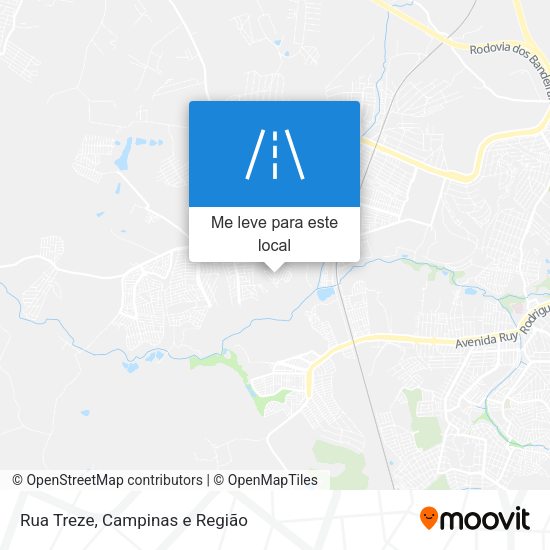 Rua Treze mapa