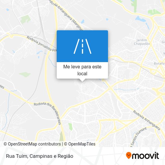 Rua Tuím mapa