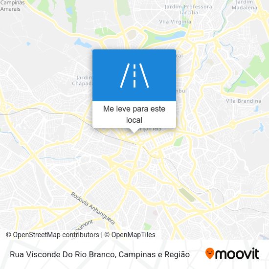 Rua Visconde Do Rio Branco mapa