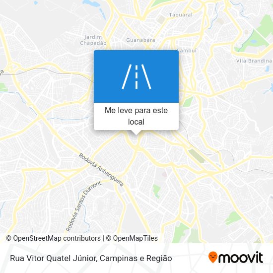 Rua Vitor Quatel Júnior mapa