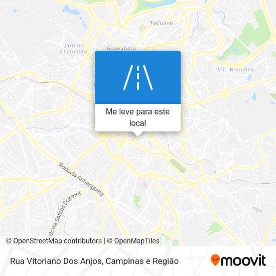Rua Vitoriano Dos Anjos mapa